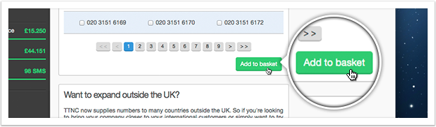 Click the 'Add to basket' button