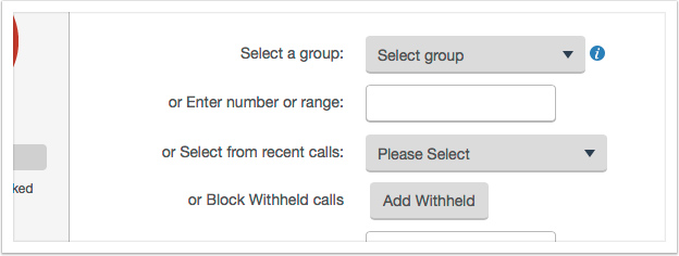 Enter a number or select from recent calls