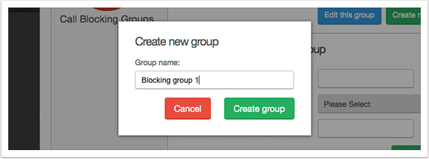 Enter a name for the group