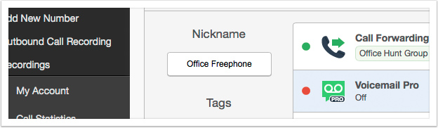 Type in a new nickname