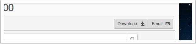 Click either 'Download' or 'Email' in the fax header