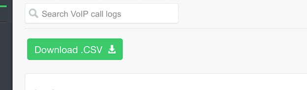 Downloading your VoIP call logs
