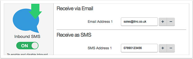 Type the destinations into the inputs