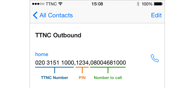This is how your contact will look