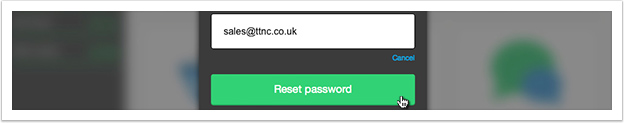 Enter your email address in the input box