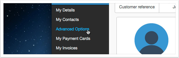 Select 'Advanced Options'