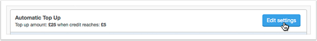 Click the 'Edit settings' button