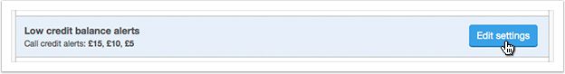 Click the 'Edit settings' button