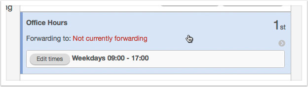 Click on the Time Plan to set up the services