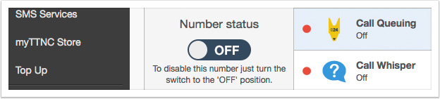 Turn the switch to 'OFF'