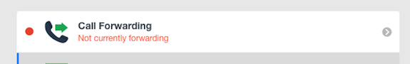 Click 'Call Forwarding'