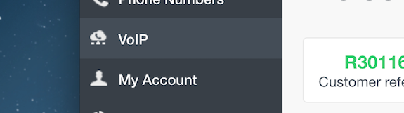 Click on 'VoIP'