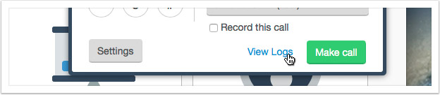 Click the 'View Logs' link