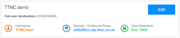 Click 'Add VoIP User'