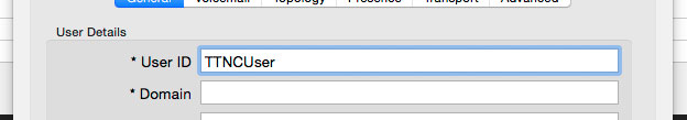 Add Username for your VoIP User