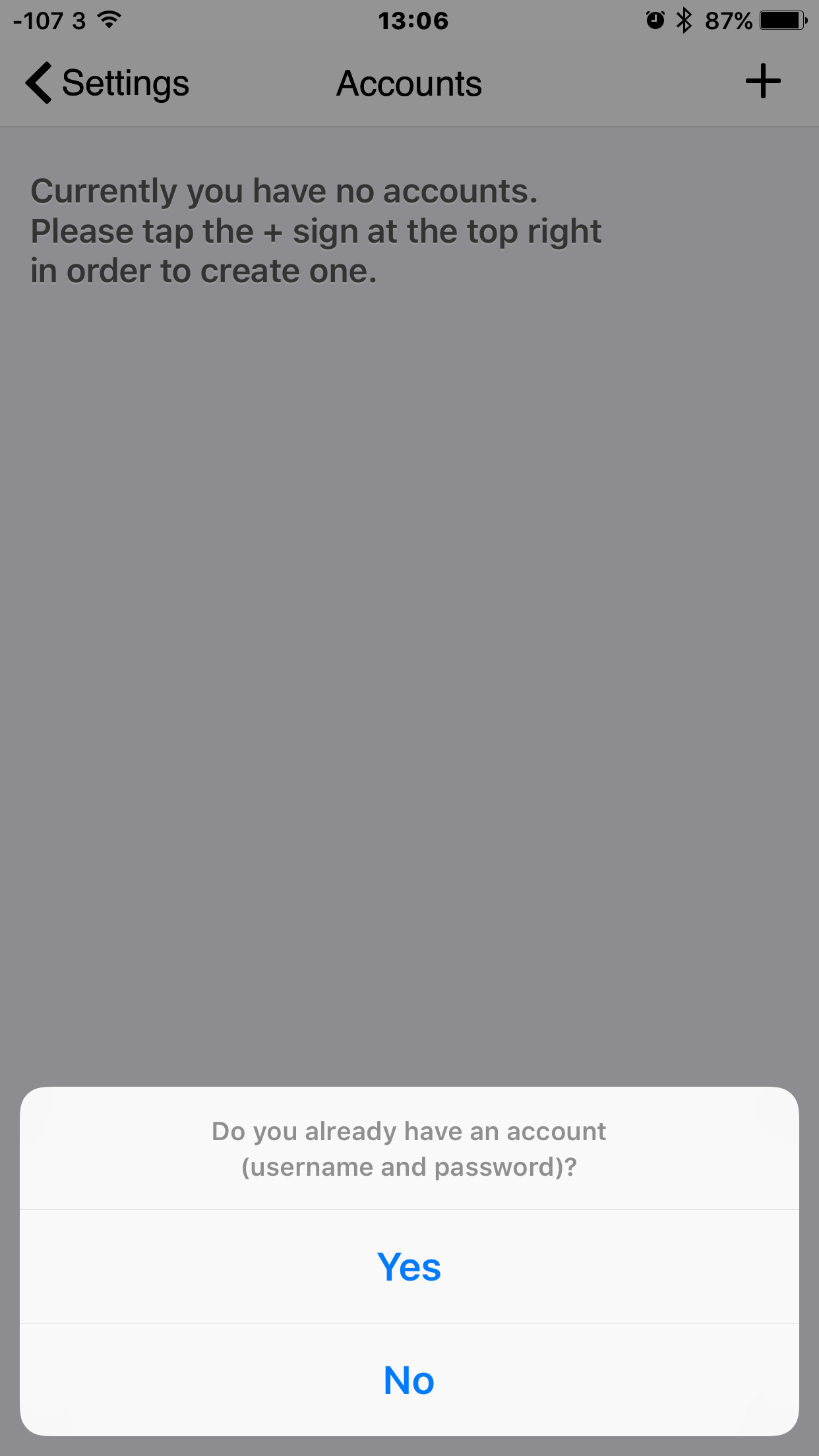 Select 'Yes'