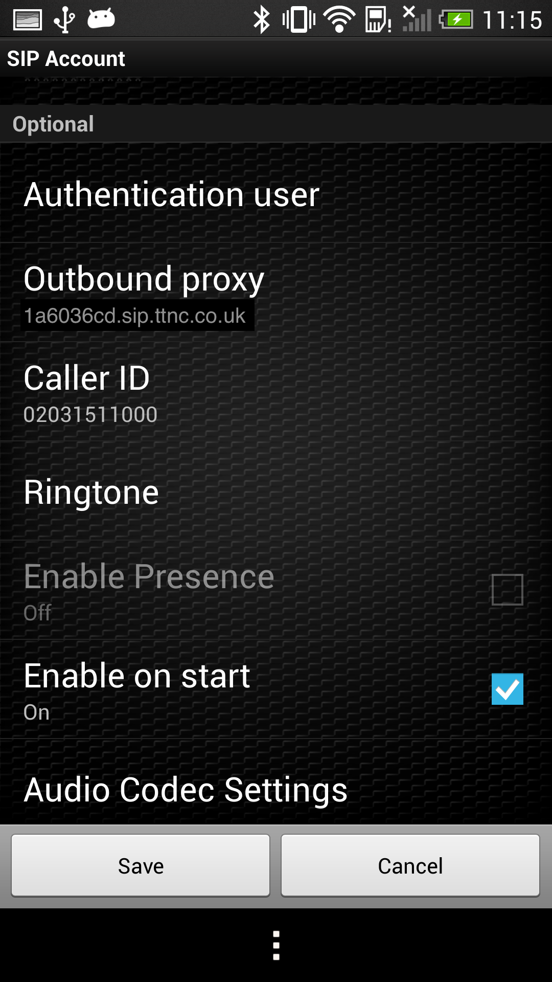 Register or save the VoIP User to finish